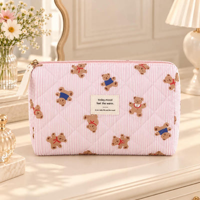 Trousse matelassée Oursons