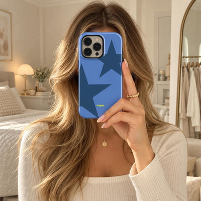 Coque iPhone Étoiles Azur