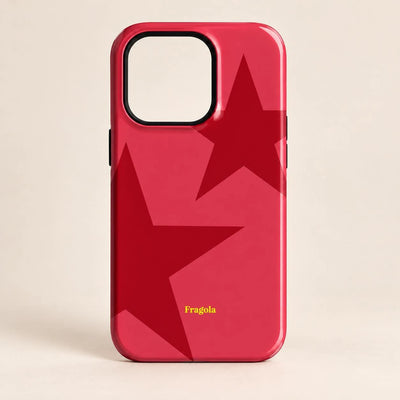 Coque iPhone Étoiles Rouge