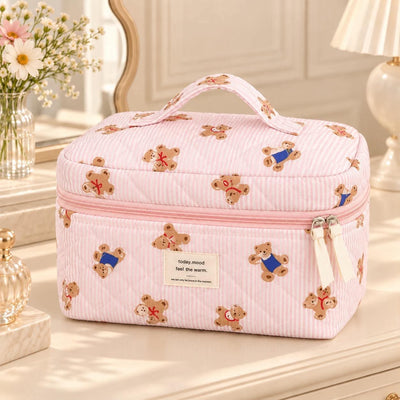 Trousse matelassée Oursons