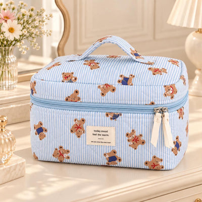 Trousse matelassée Oursons