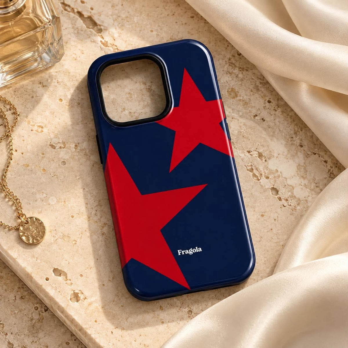 Coque iPhone Étoiles Marine