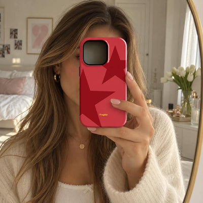 Coque iPhone Étoiles Rouge