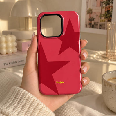 Coque iPhone Étoiles Rouge