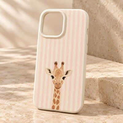 Coque iPhone Girafe Rayée