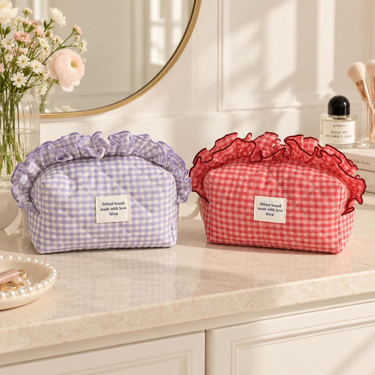 Trousse Vichy à volants
