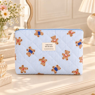 Trousse matelassée Oursons