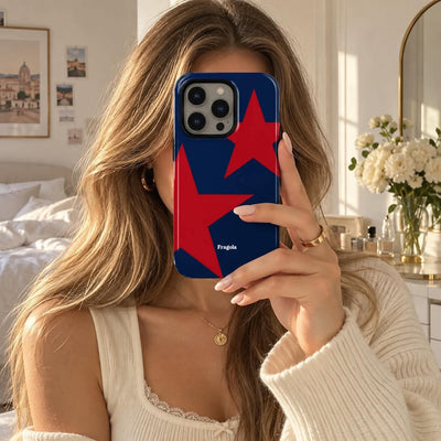 Coque iPhone Étoiles Marine